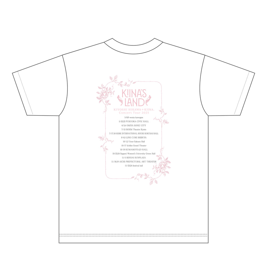 KIINA'S LAND Tシャツ/白 – KIYOSHI HIKAWA KIINA. Official Store